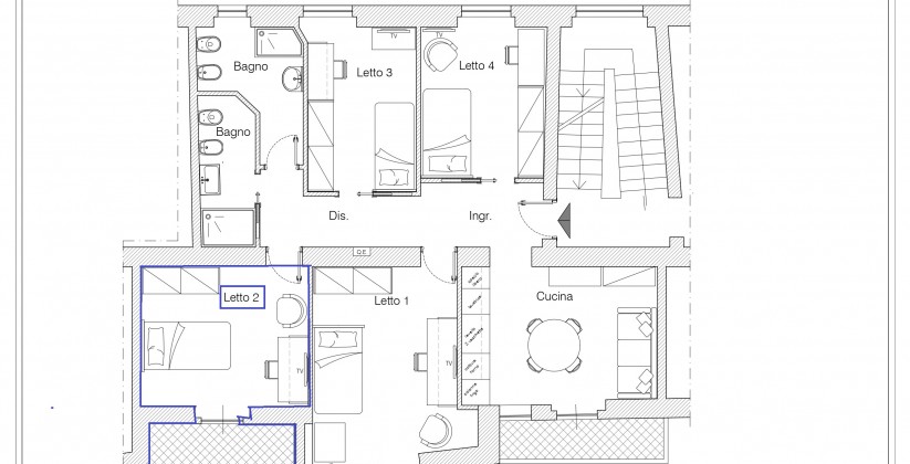 Plan. Letto 2